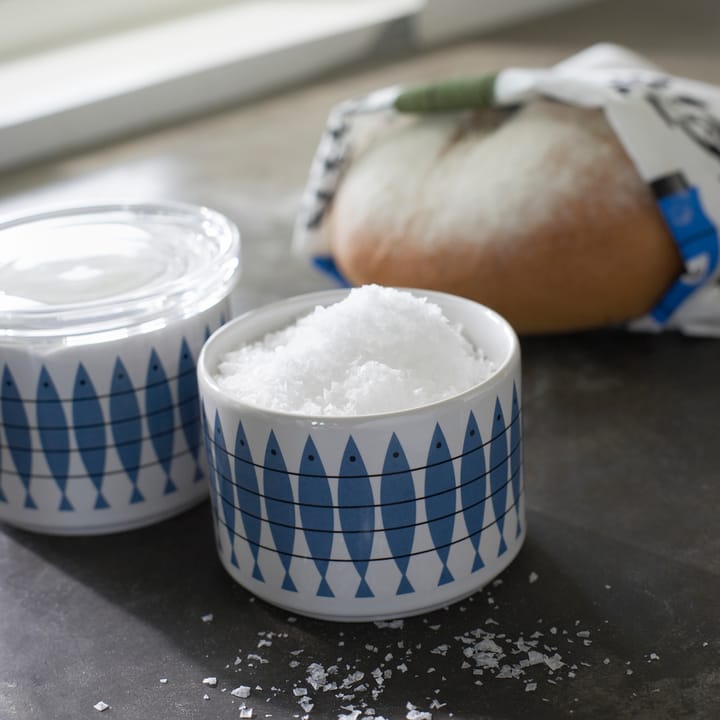 Haring doos met deksel, Blauw Almedahls