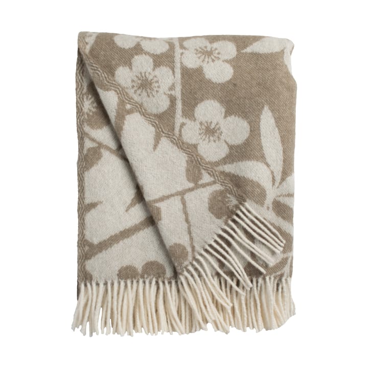 Kersenboomtuin plaid 130x170 cm - Bruin-offwhite - Almedahls