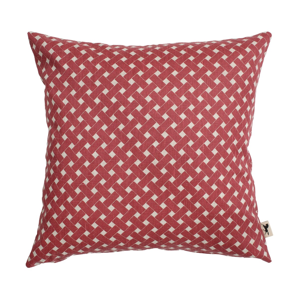 Almedahls Korg kussenhoes 47x47 cm Rood | Scandinavisch Interieur | Kussenhoezen | Rood
