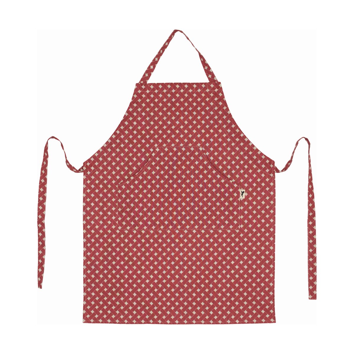 Almedahls Korg schort Rood | Scandinavisch Interieur | Keukenschorten | Rood