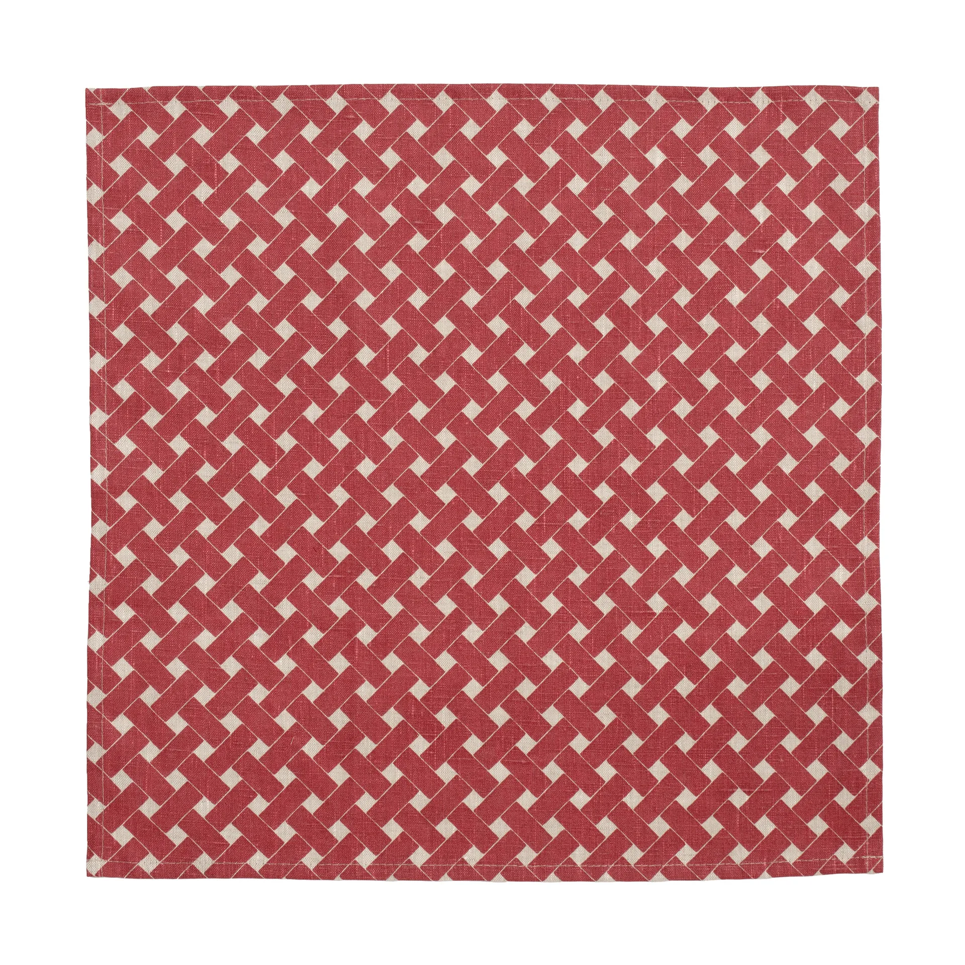 Korg servet 45x45 cm 2-pack, Rood Almedahls