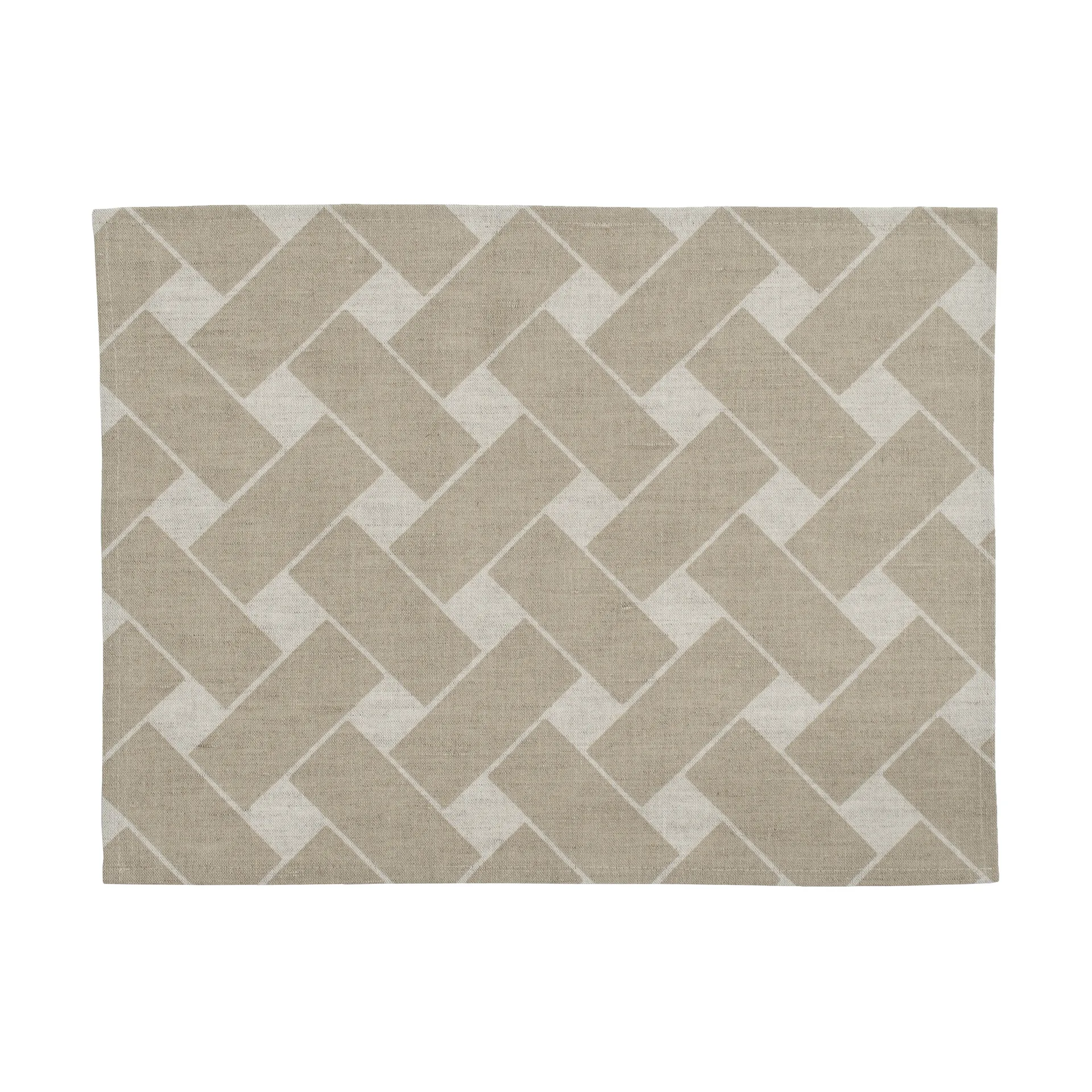 Korg XL placemat 34x45 cm 2-pack, Natuur-taupe Almedahls