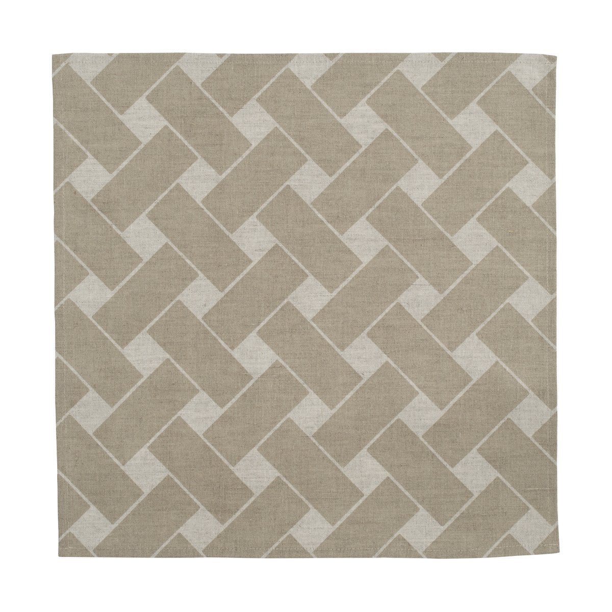 Almedahls Korg XL servet 45x45 cm 2-pack Natuur-taupe
