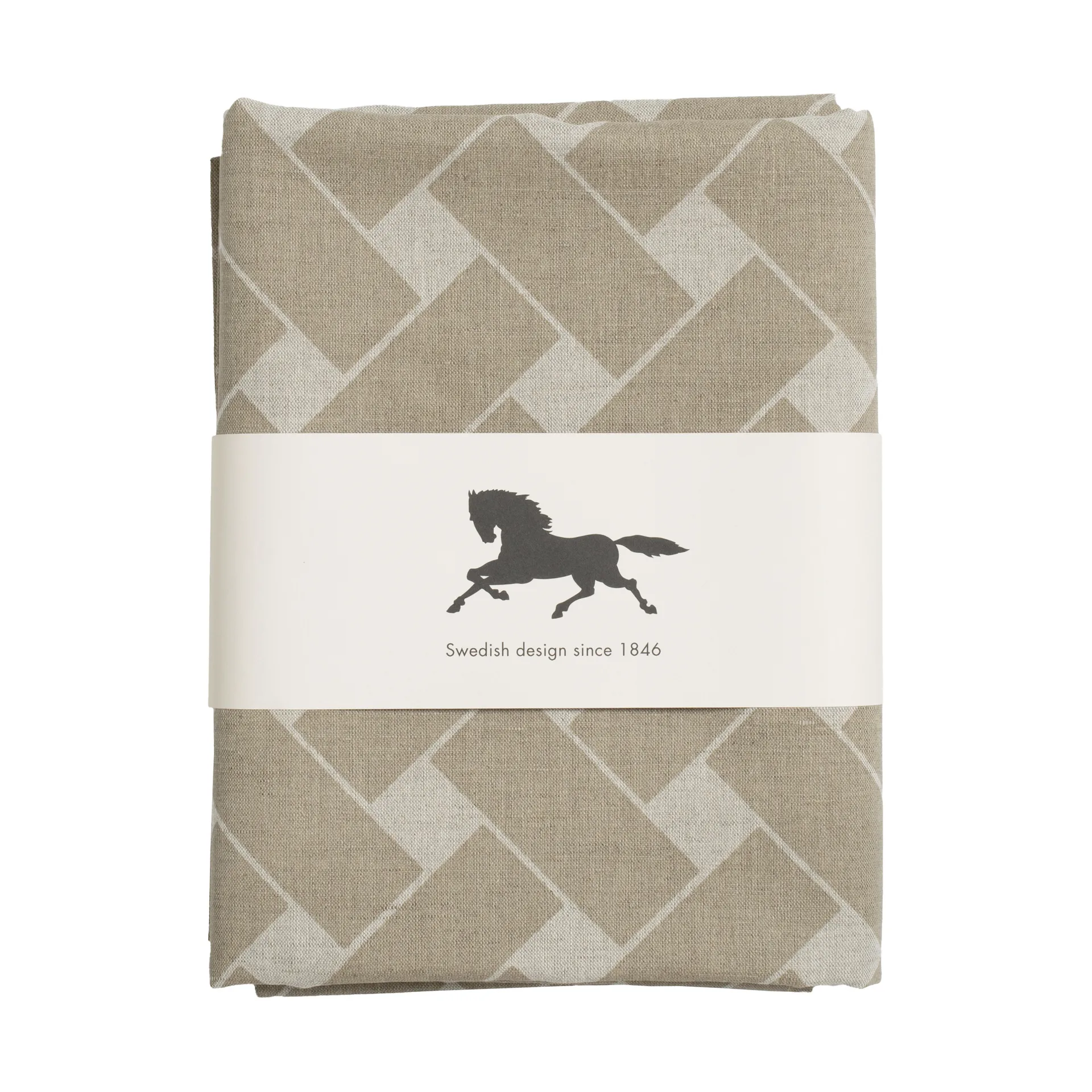 Korg XL tafelkleed 145x250 cm, Natuur-taupe Almedahls