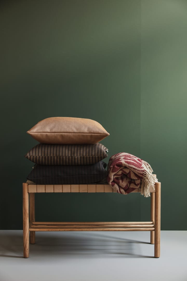 Kotteri plaid 130x170 cm, Wijnrood-beige Almedahls