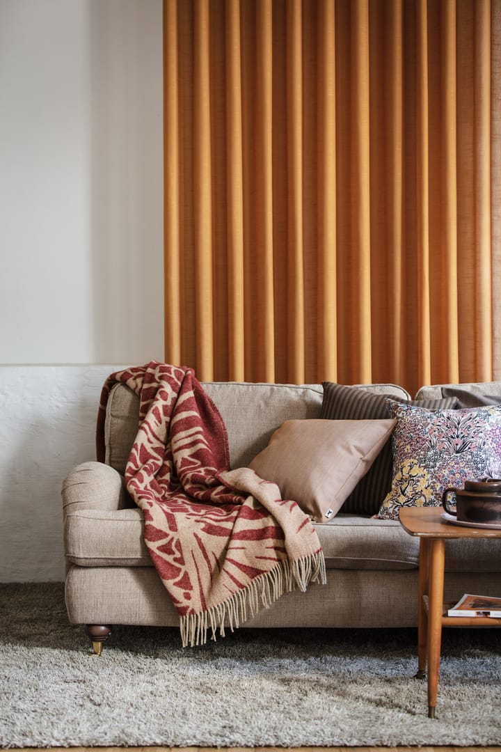 Kotteri plaid 130x170 cm, Wijnrood-beige Almedahls