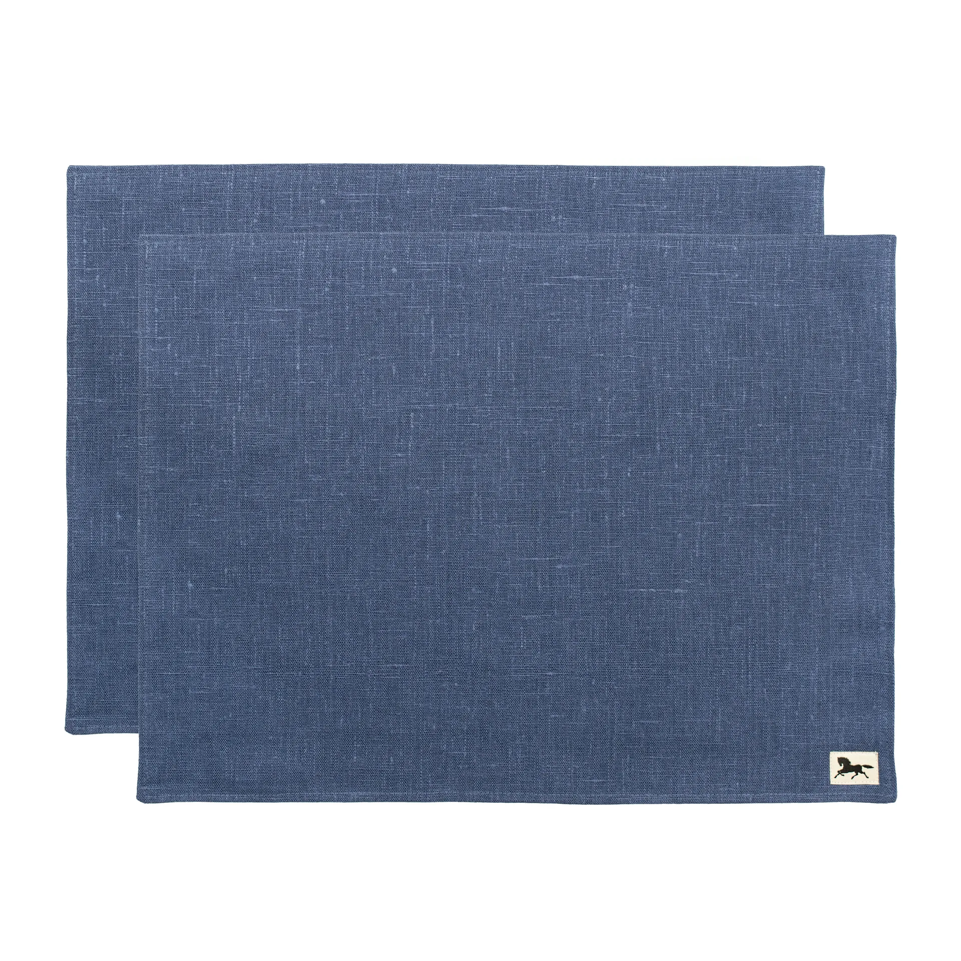 Linnen placemat 34x45 cm 2-pack, Blauw Almedahls