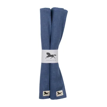 Linnen placemat 34x45 cm 2-pack - Blauw - Almedahls