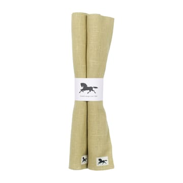 Linnen placemat 34x45 cm 2-pack - Olijf - Almedahls