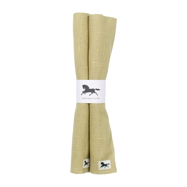 Linnen placemat 34x45 cm 2-pack, Olijf Almedahls