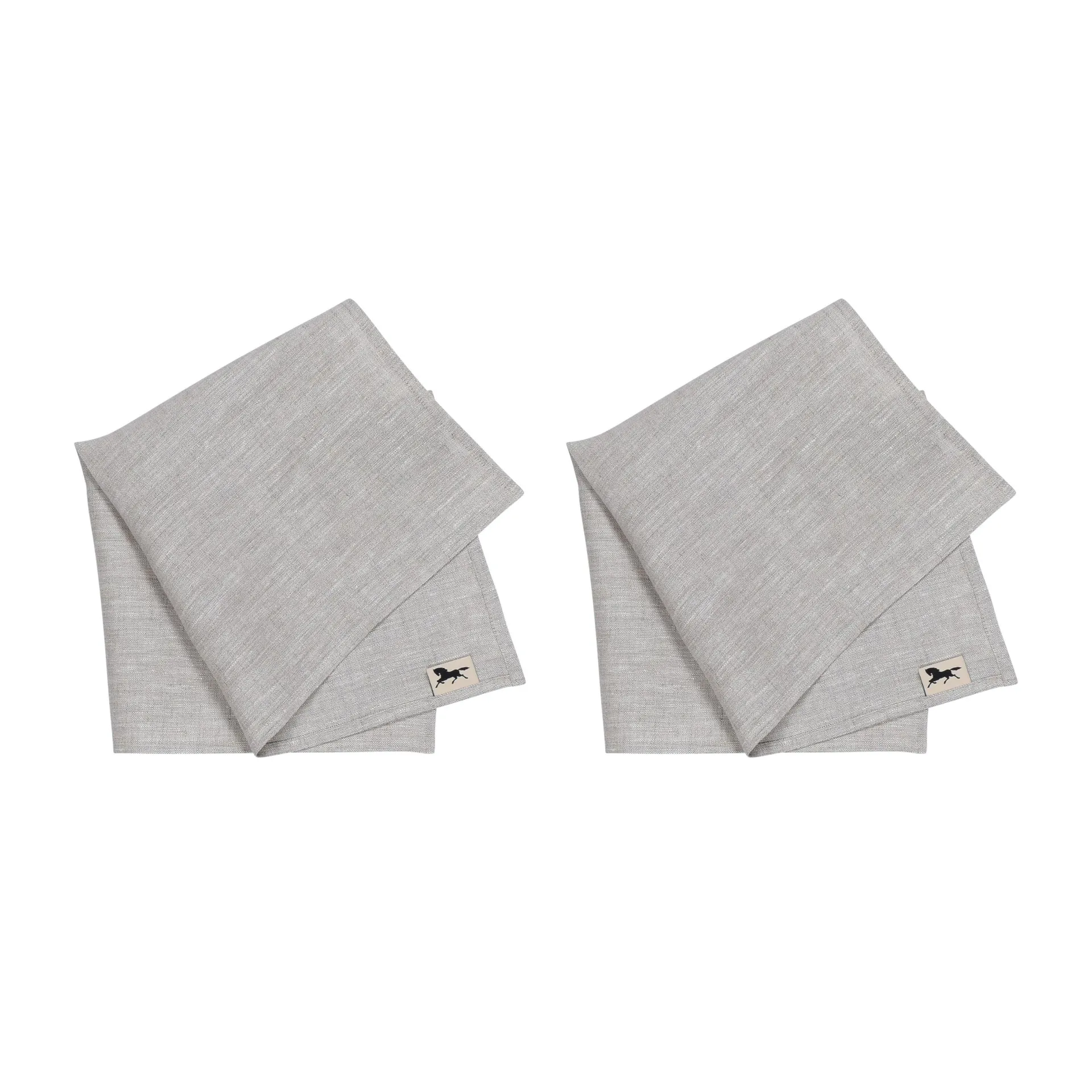 Linnen servet 45x45 cm 2-pack, Natuur Almedahls