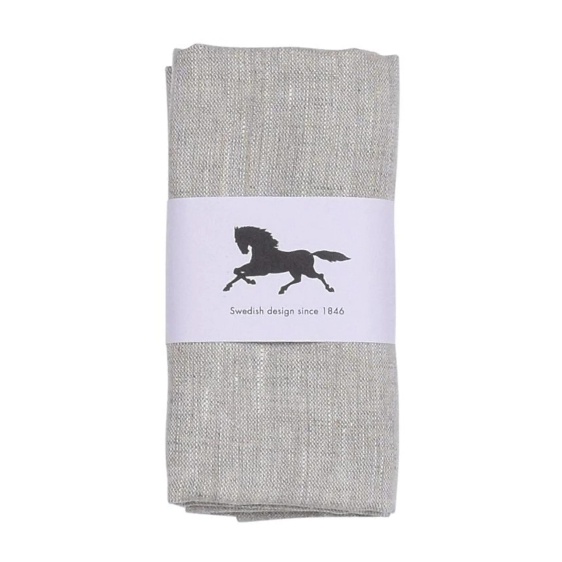 Linnen servet 45x45 cm 2-pack, Natuur Almedahls