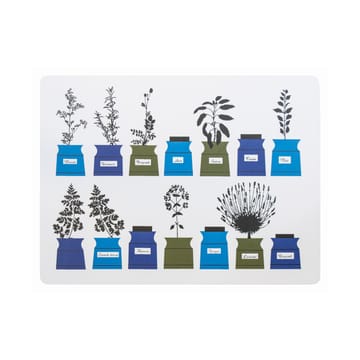 Persons kryddskåp placemat 30x40 cm 2-pack - Blauw - Almedahls