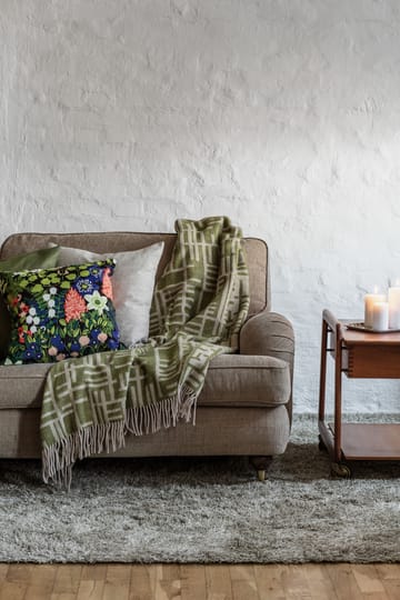Pickepin plaid 130x170 cm - Mosgroen-beige - Almedahls