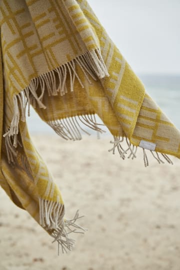 Pickepin plaid 130x170 cm - Olijf (geel) - Almedahls