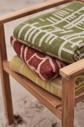 Pickepin plaid 130x170 cm - Olijf (geel) - Almedahls