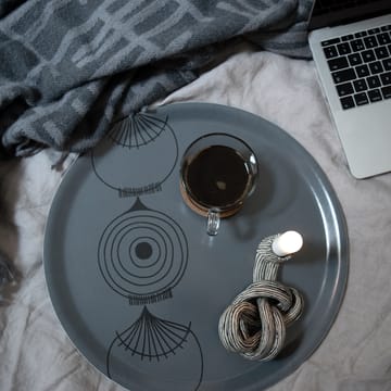 Picknick Elements dienblad ui Ø38 - Donkergrijs - Almedahls