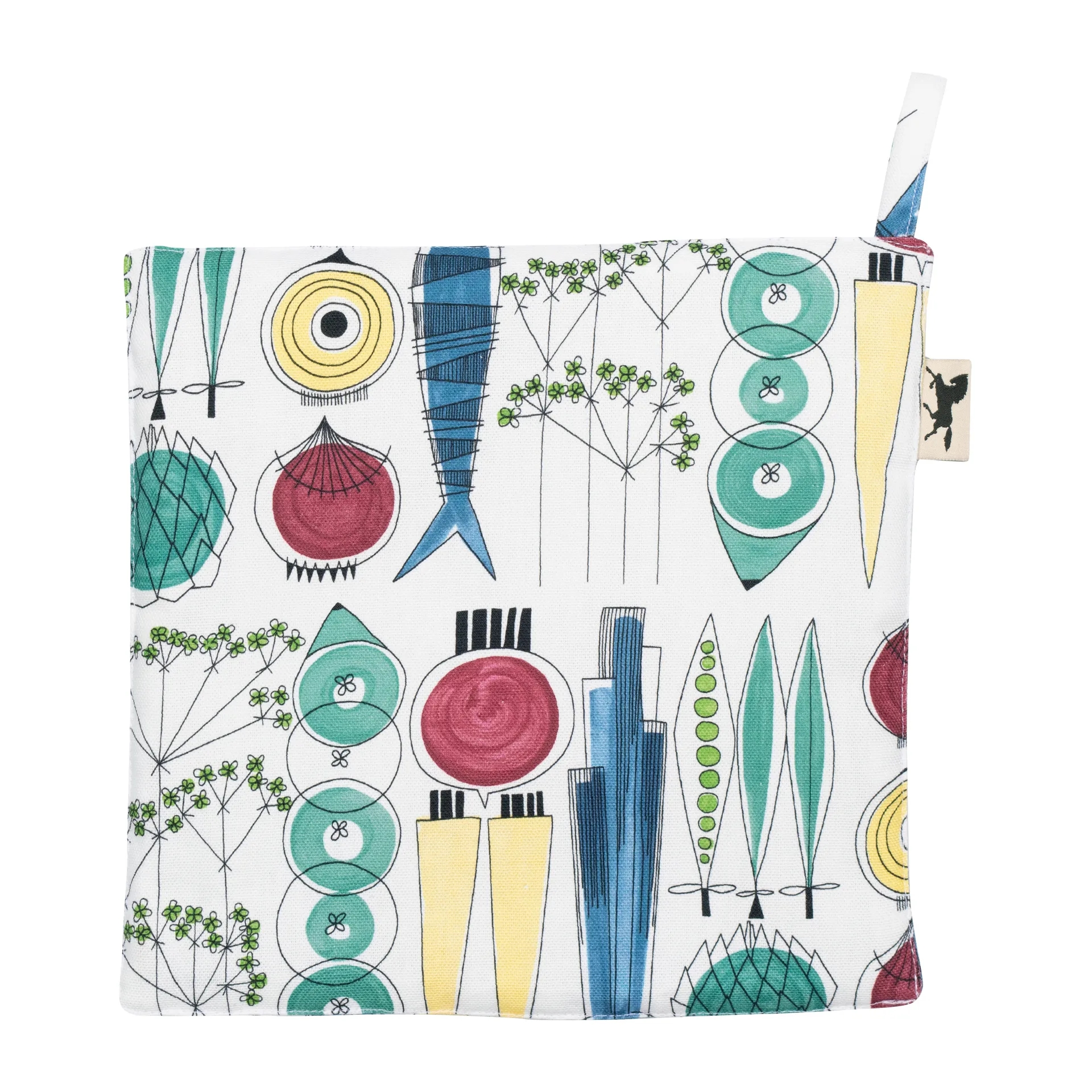 Picknick pannenlap 23x23 cm klein patroon, Multi Almedahls