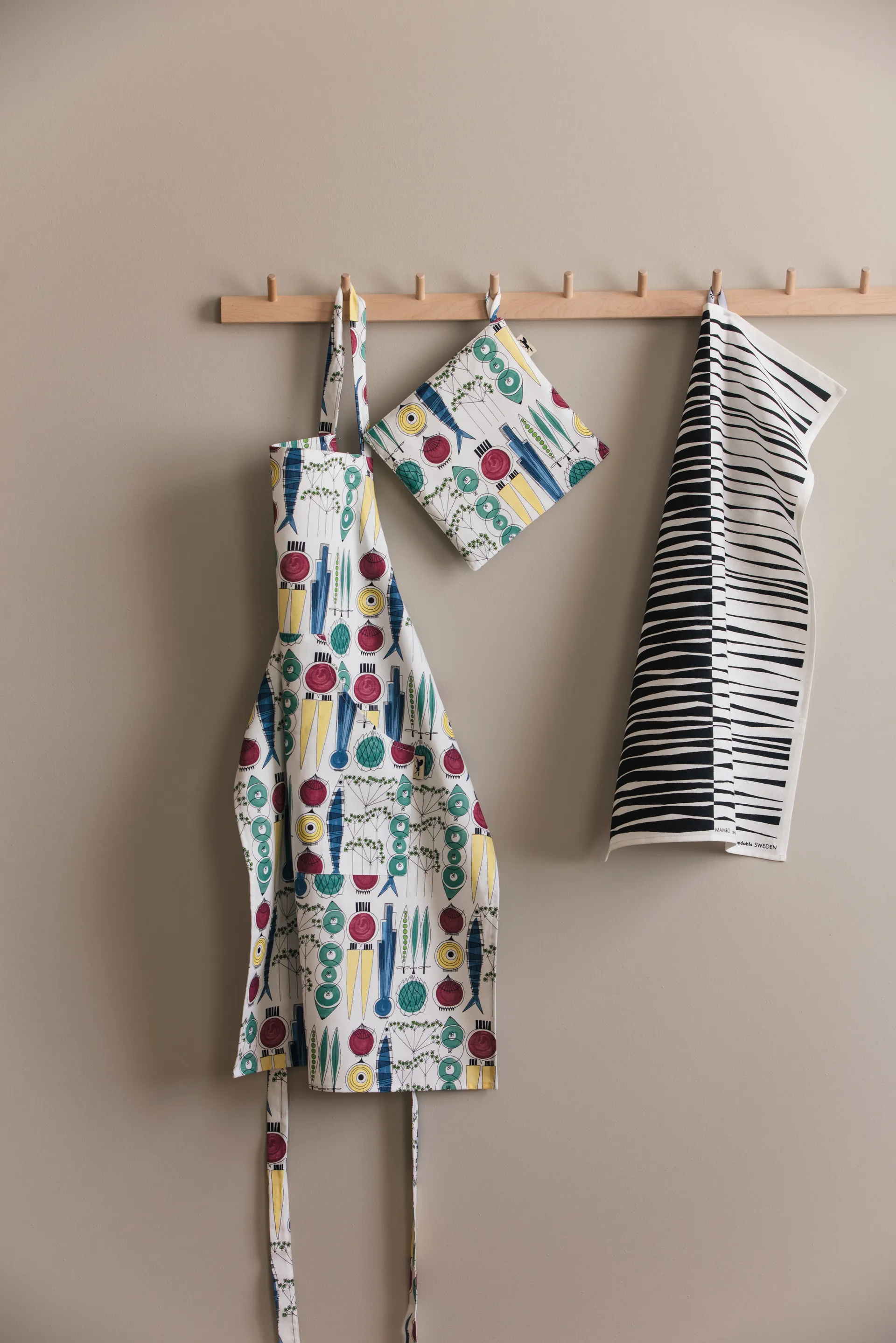 Picknick pannenlap 23x23 cm klein patroon, Multi Almedahls