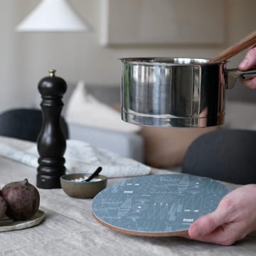 Picknick pannenonderzetter Ø21 cm - Groengrijs - Almedahls
