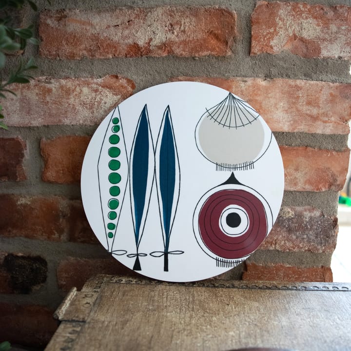 Picknick pannenonderzetter ui Ø21 cm, Blauw-multi Almedahls
