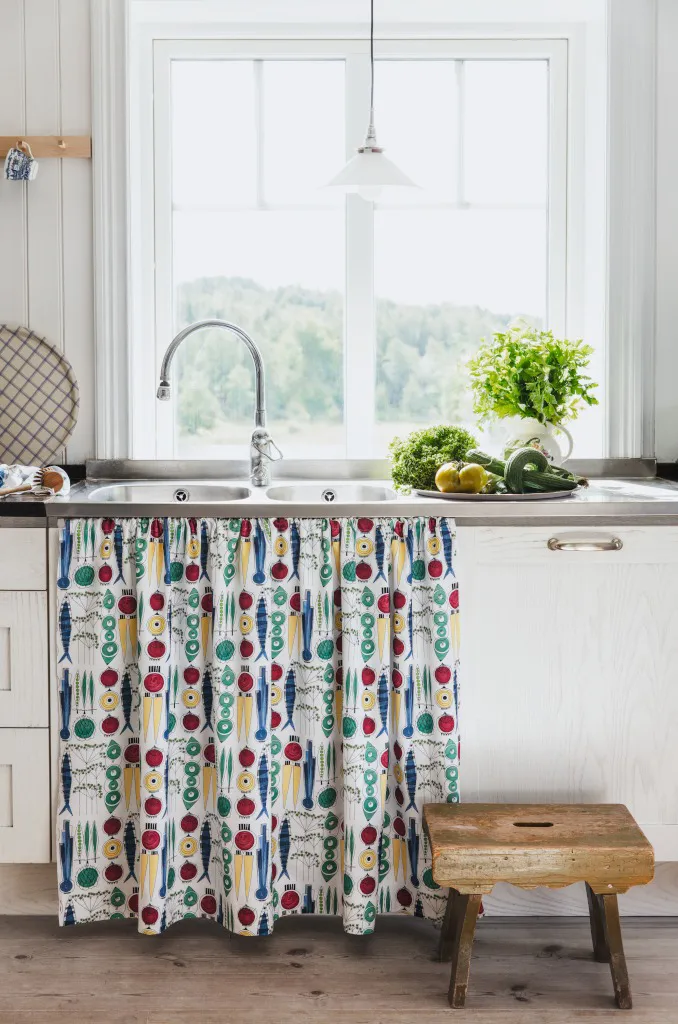 Picknick stof, Multi licht patroon Almedahls