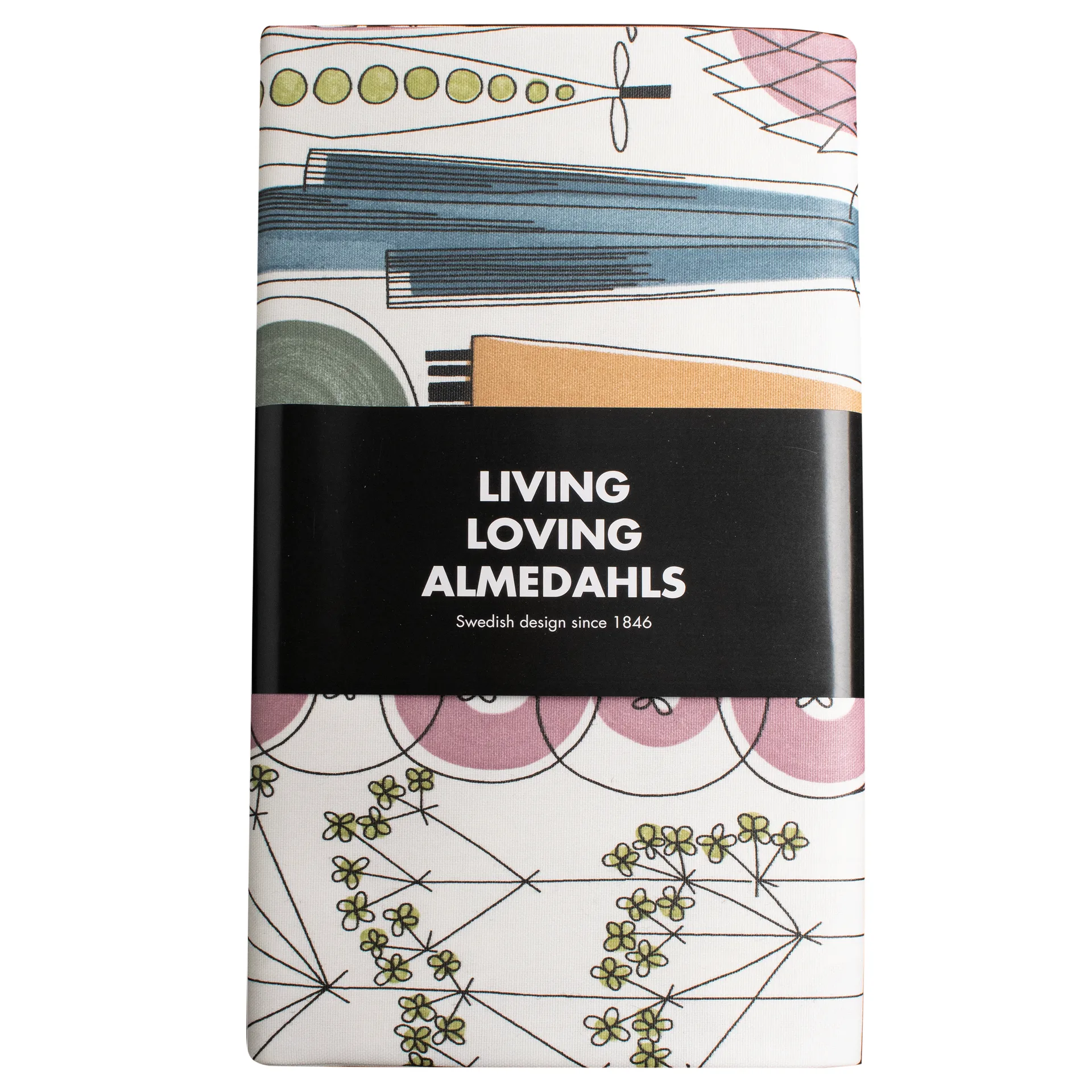 Picknick tafelkleed 145x220 cm, Blauw-roze Almedahls