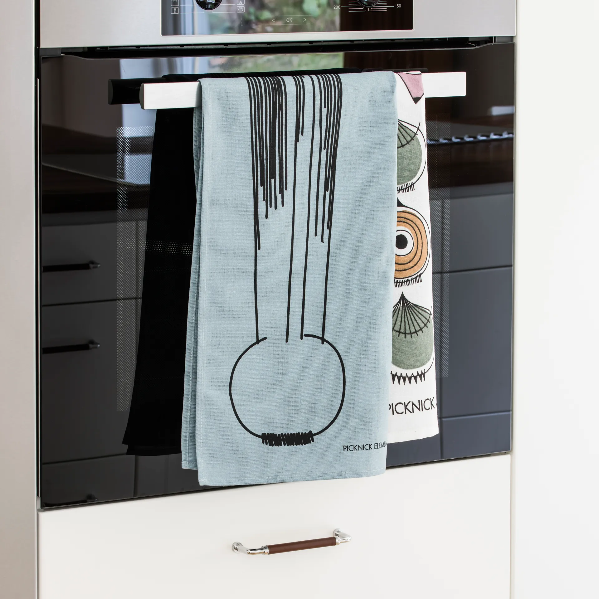 Picknick theedoek, Blauw Almedahls