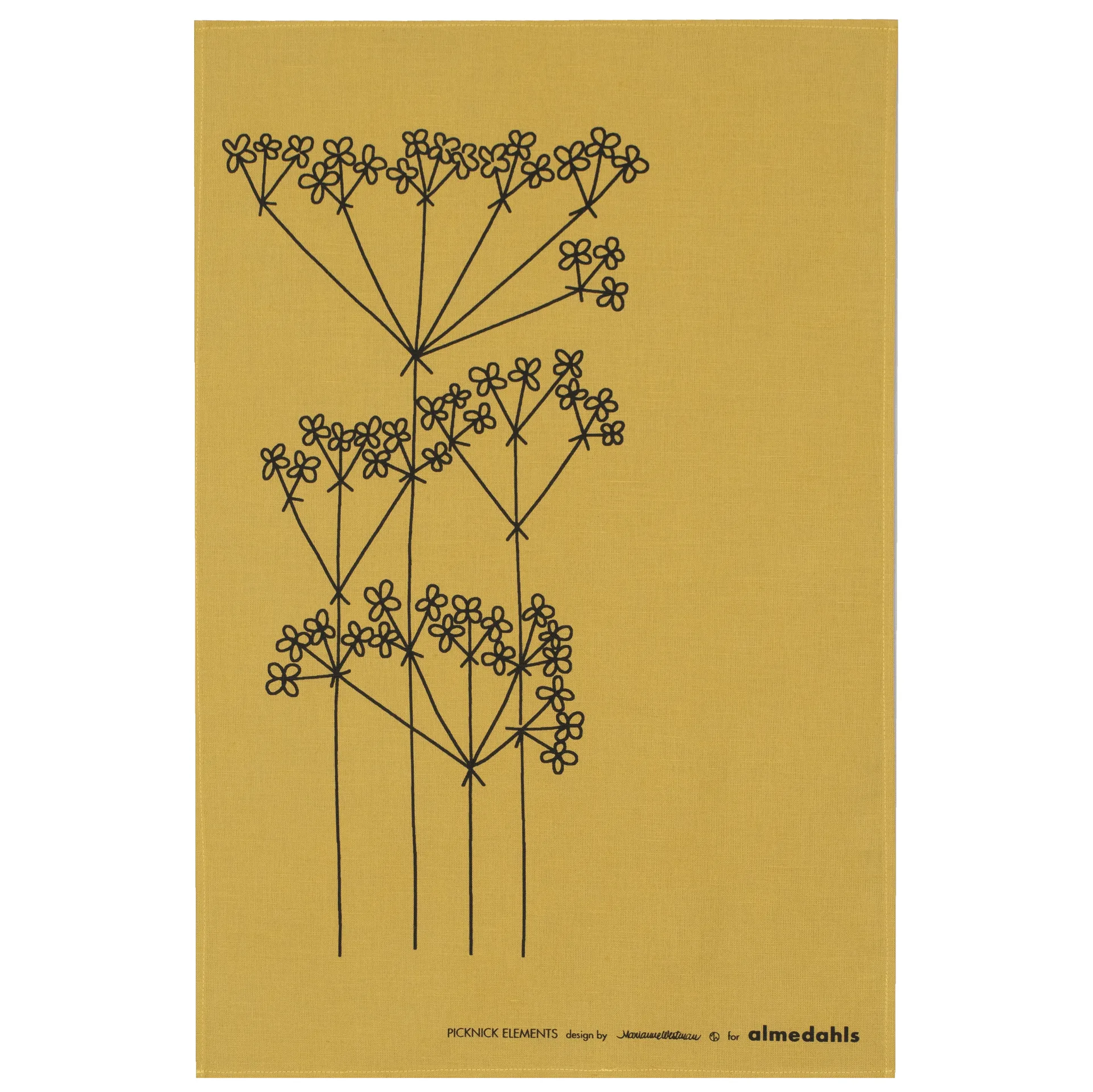 Picknick theedoek, Oker Almedahls