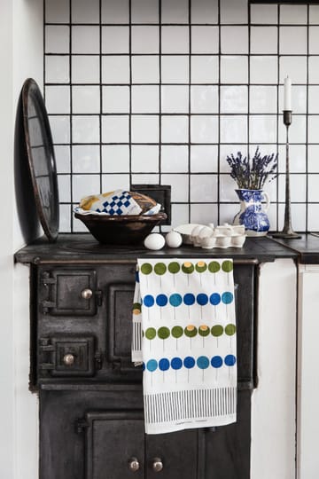 Pinnebär theedoek 47x70 cm - Blauwgroen - Almedahls