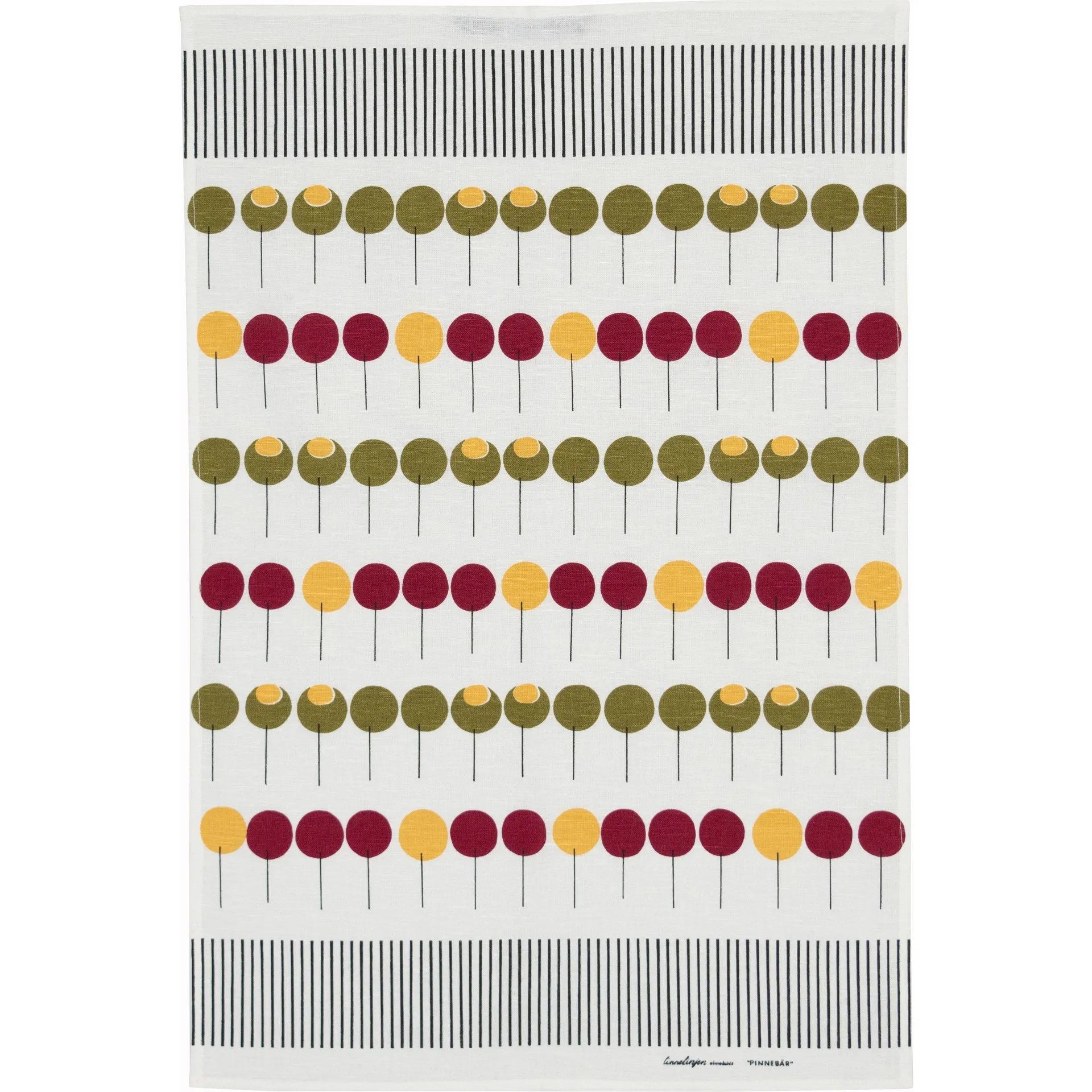 Pinnebär theedoek 47x70 cm, Multi Almedahls