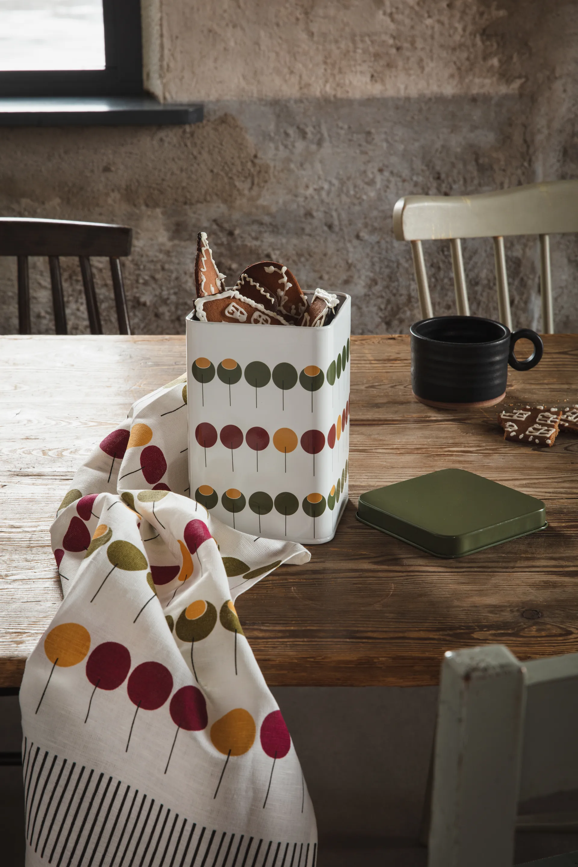 Pinnebär theedoek 47x70 cm, Multi Almedahls