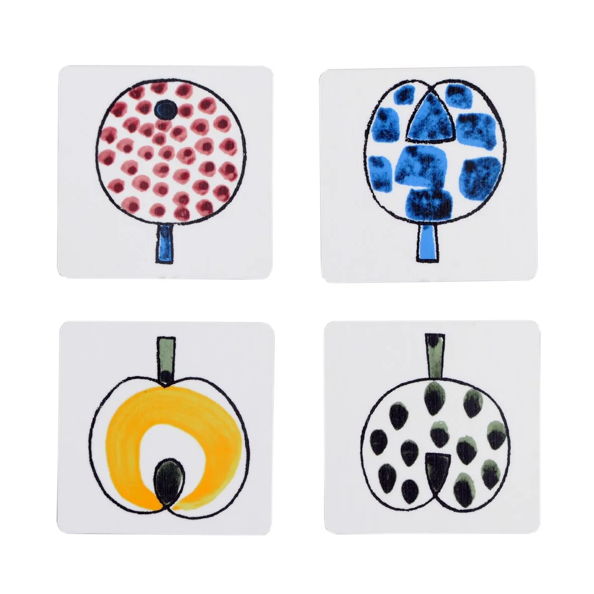 Pomona onderzetters 4-pack, multi 4-pack Almedahls