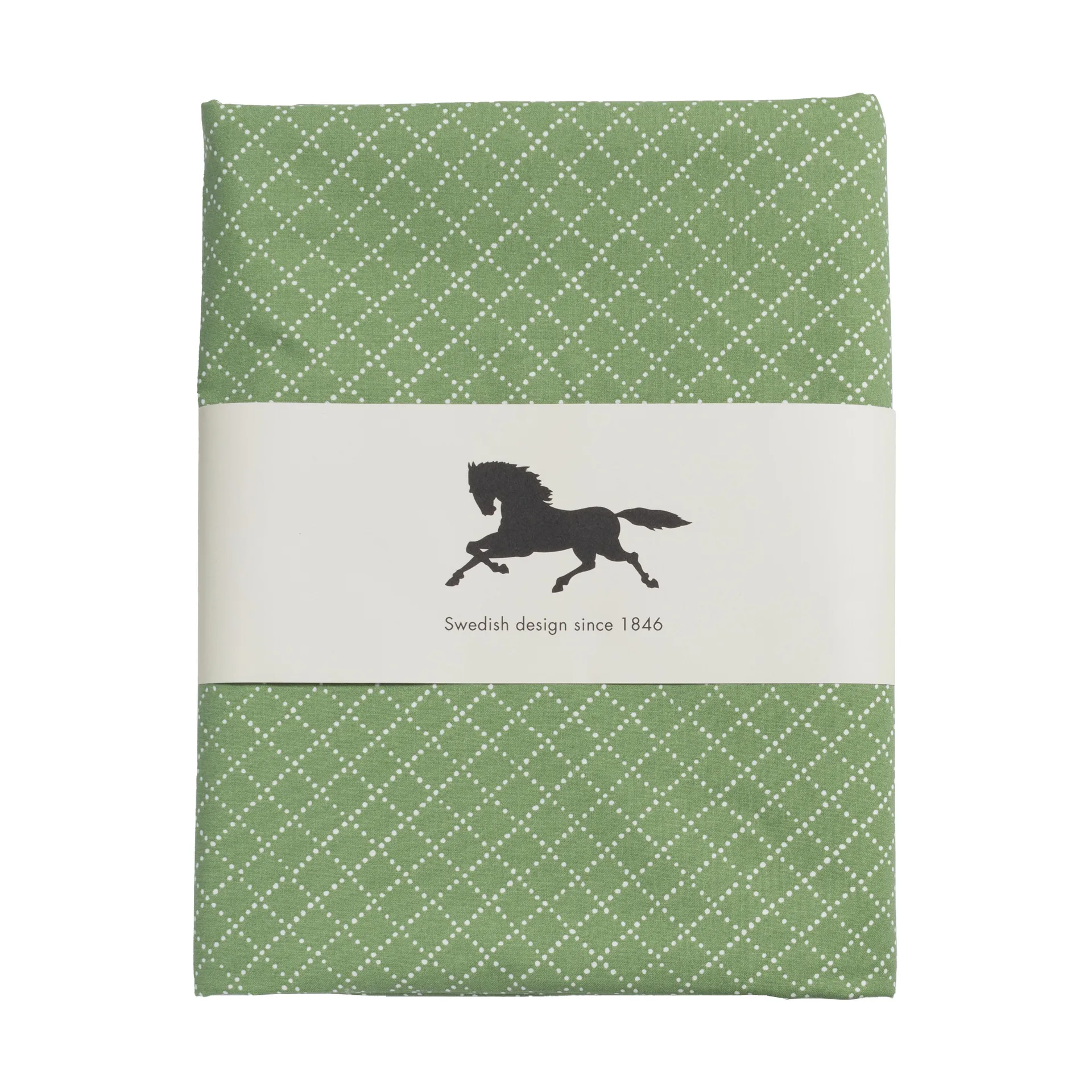 Prickruta tafellaken 145x250 cm, Groen Almedahls