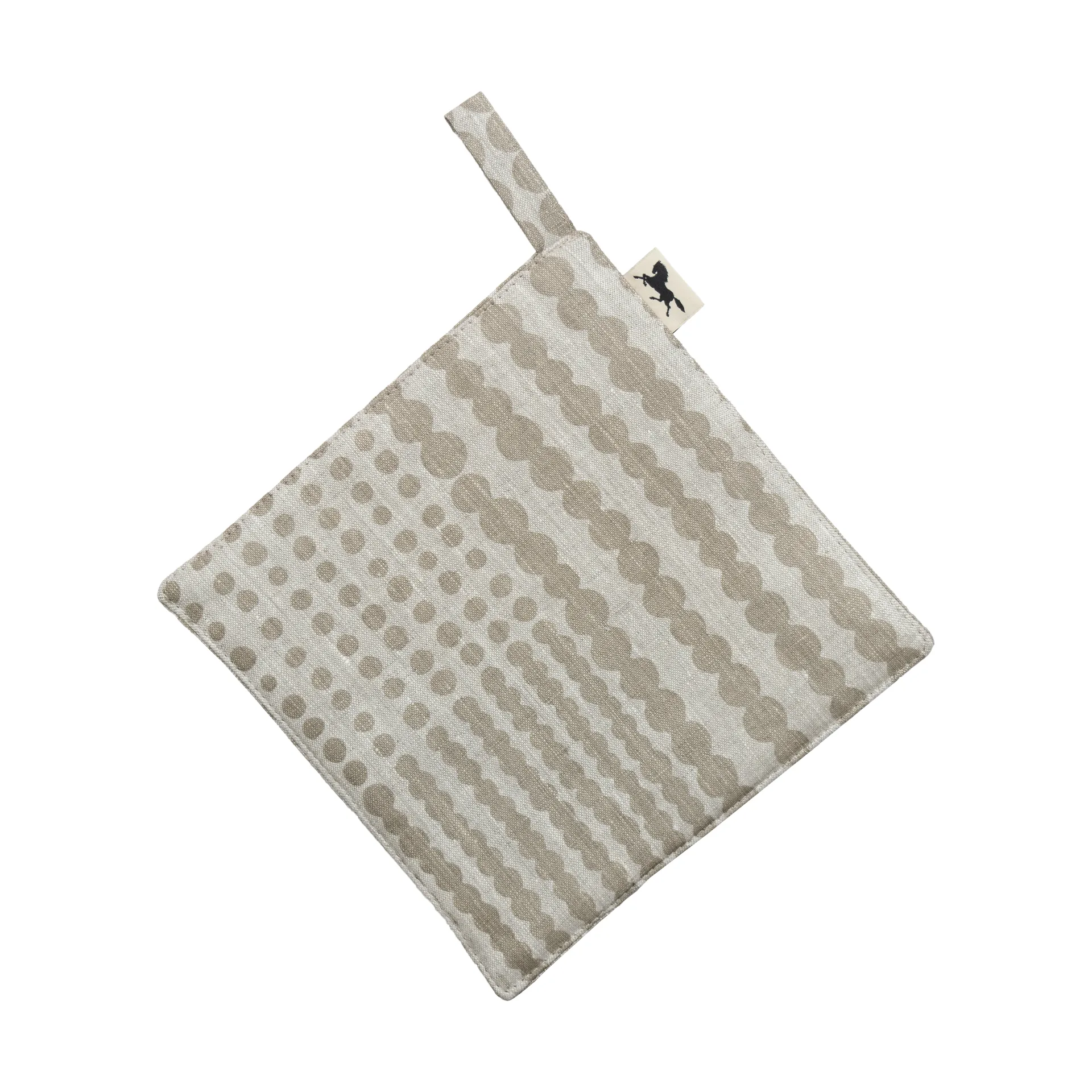 Pricktyg pannenlap 23x23 cm, Natuur-taupe Almedahls