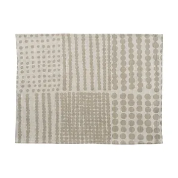 Pricktyg placemat 34x45 cm - Natuur-taupe - Almedahls