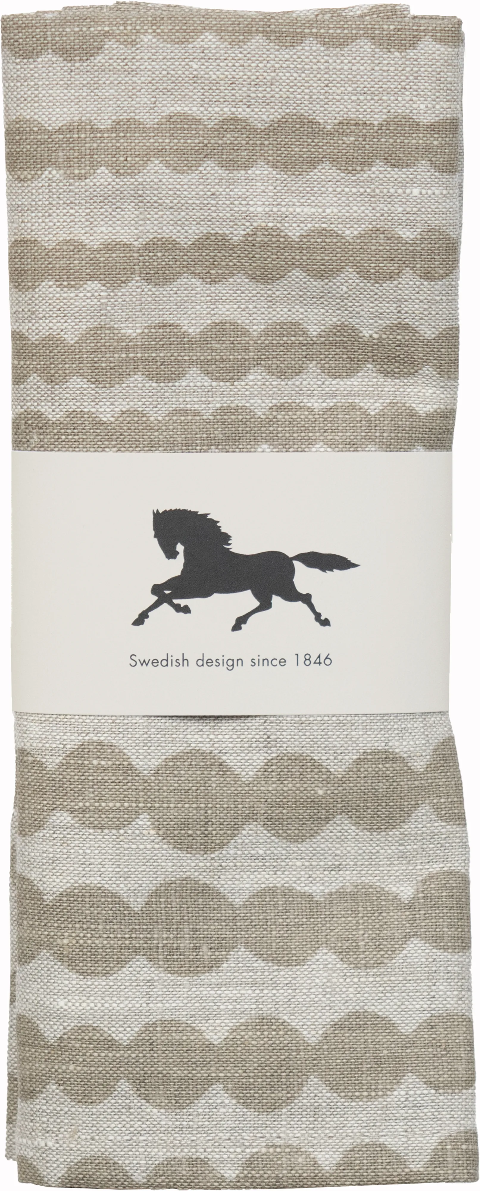 Pricktyg placemat 34x45 cm, Natuur-taupe Almedahls