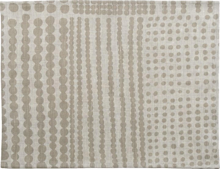 Pricktyg placemat 34x45 cm - Natuur-taupe - Almedahls