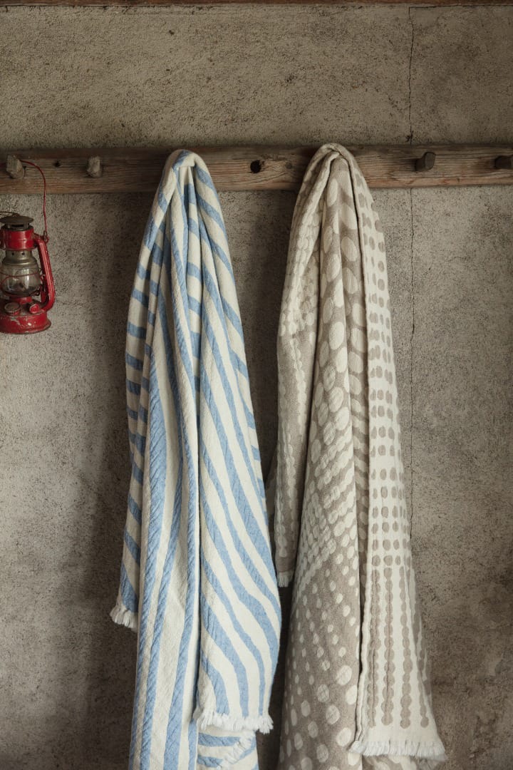 Pricktyg plaid 130x170 cm, Beige-Offwhite Almedahls