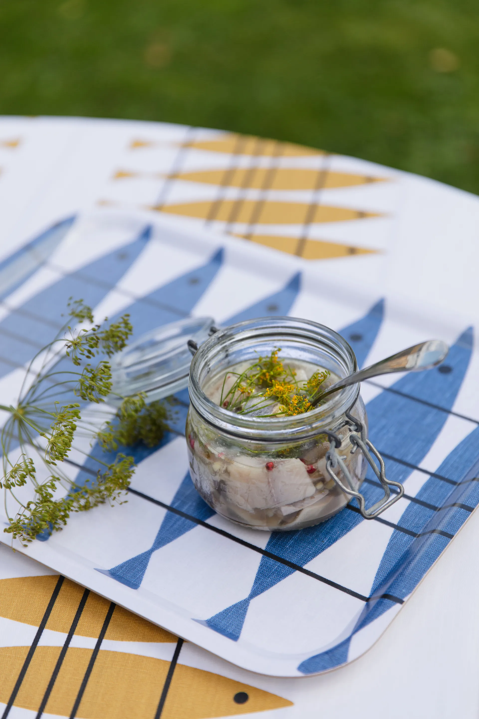 Sill gewaxte stof 145x220 cm, Oker Almedahls