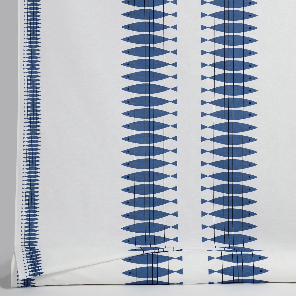 Almedahls Sill gewaxte stof per meter Blauw | Scandinavisch Interieur | Tafelzeil | Blauw