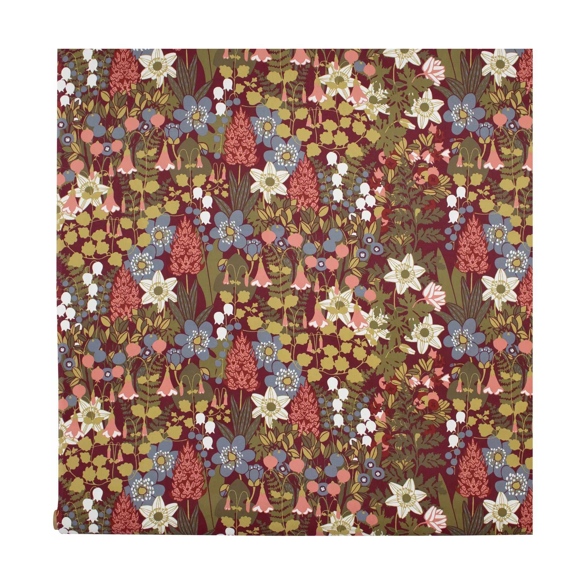 Skogen stof, Wijnrood Almedahls