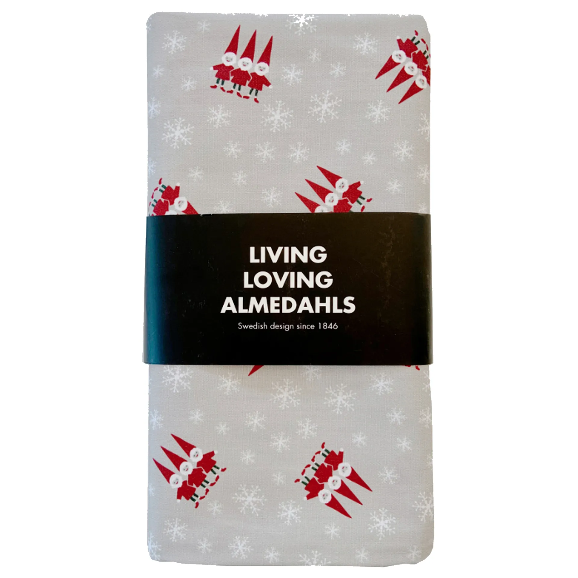 Tomtenisse tafelzeil 145x220 cm, Beige Almedahls