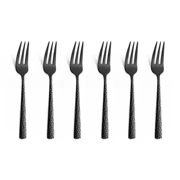 Felicity taartvorkjes 15,6 cm 6-pack - Zwart - Amefa