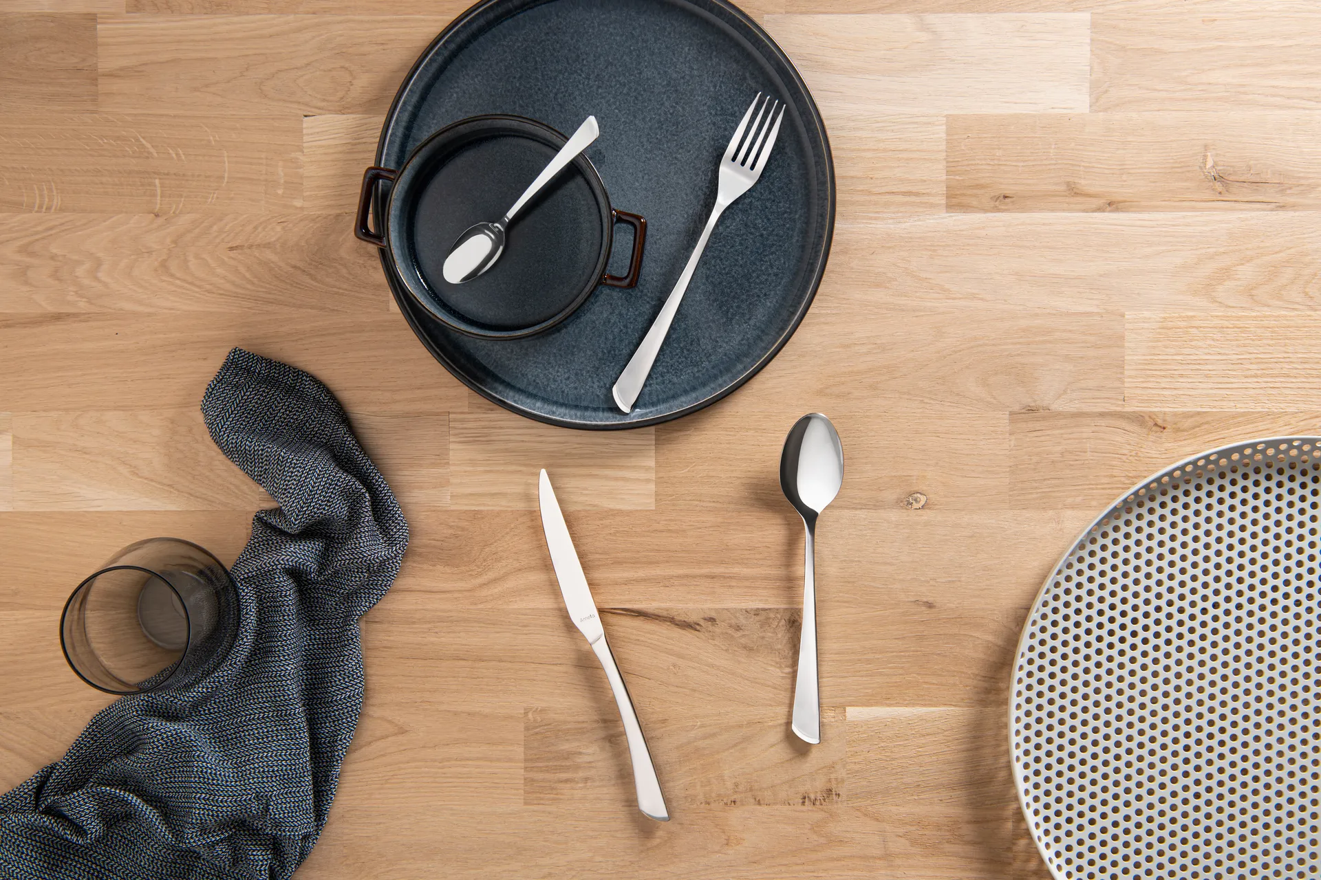 Juno bestekset 24 delen, Roestvrij staal Amefa