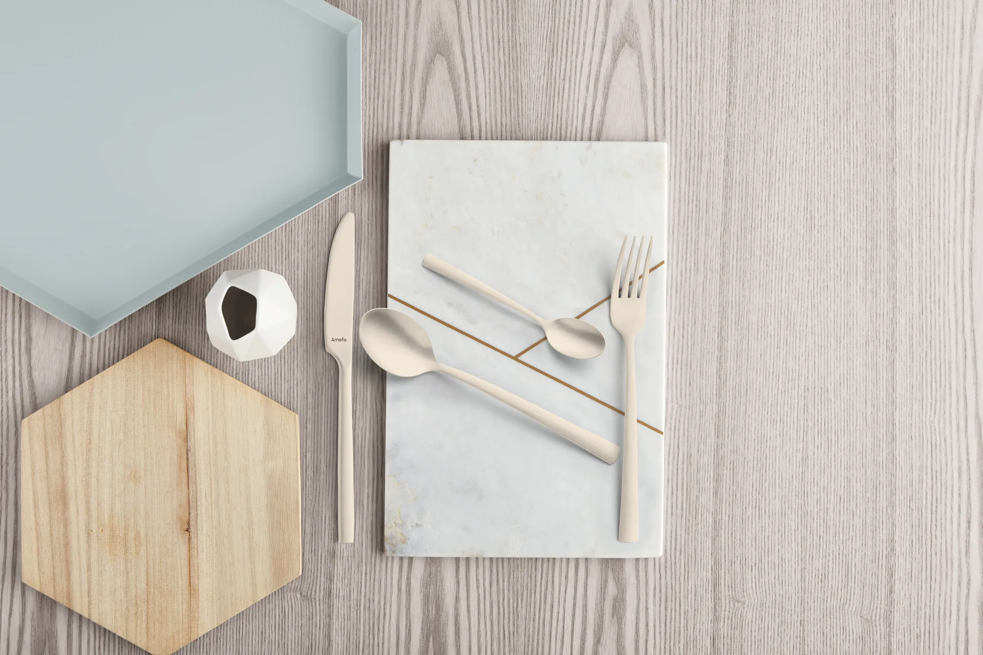 Manille Vintage bestekset 16 delen, Champagne Amefa