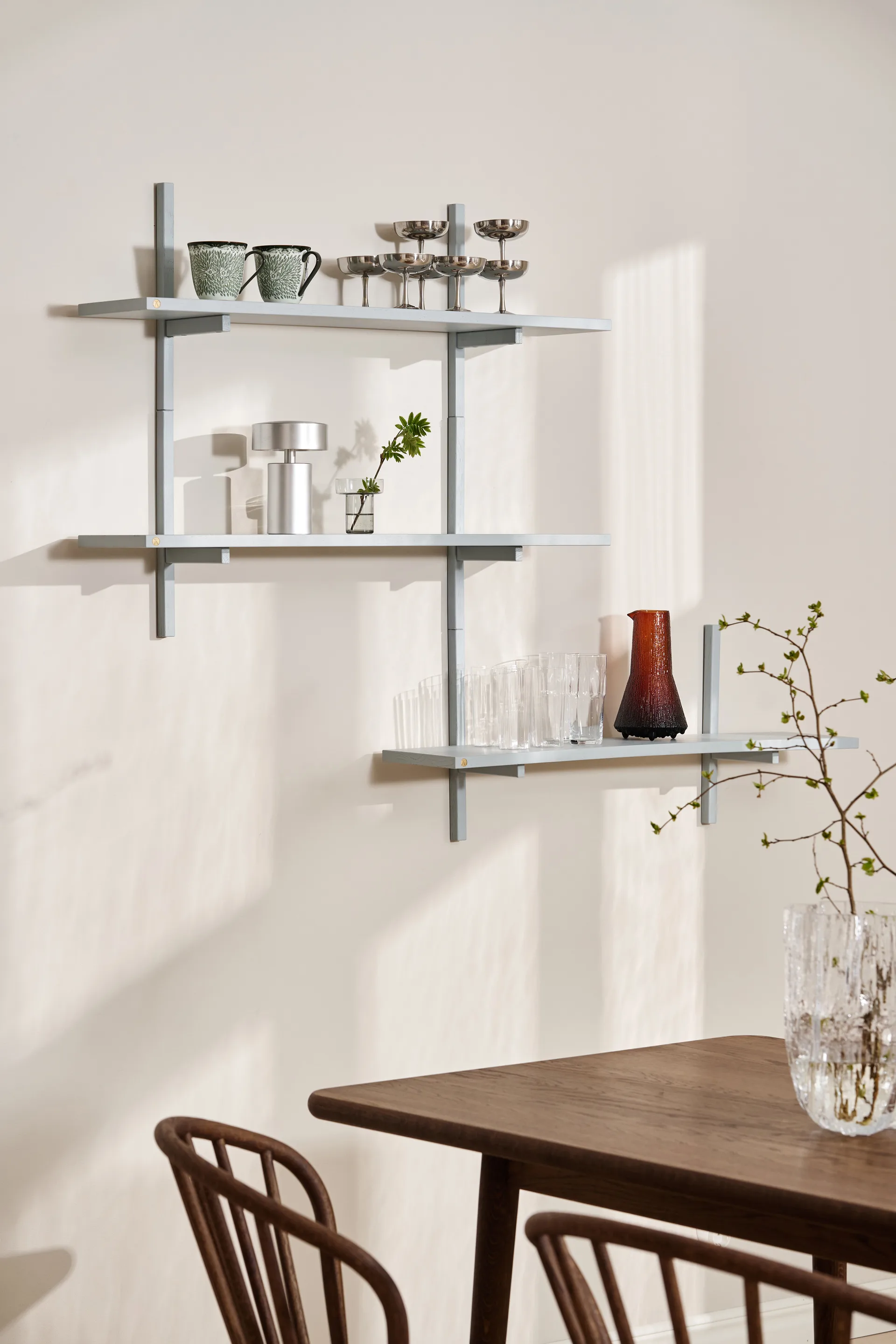 A-Light Shelf wandplank Special Edition, Grey blue 90x21x35 cm Andersen Furniture