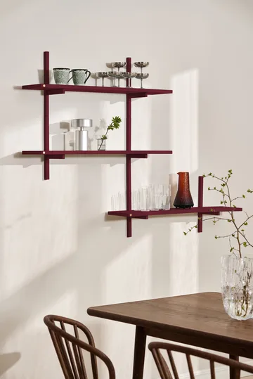 A-Light Shelf wandplank Special Edition - Wine red 90x21x35 cm - Andersen Furniture