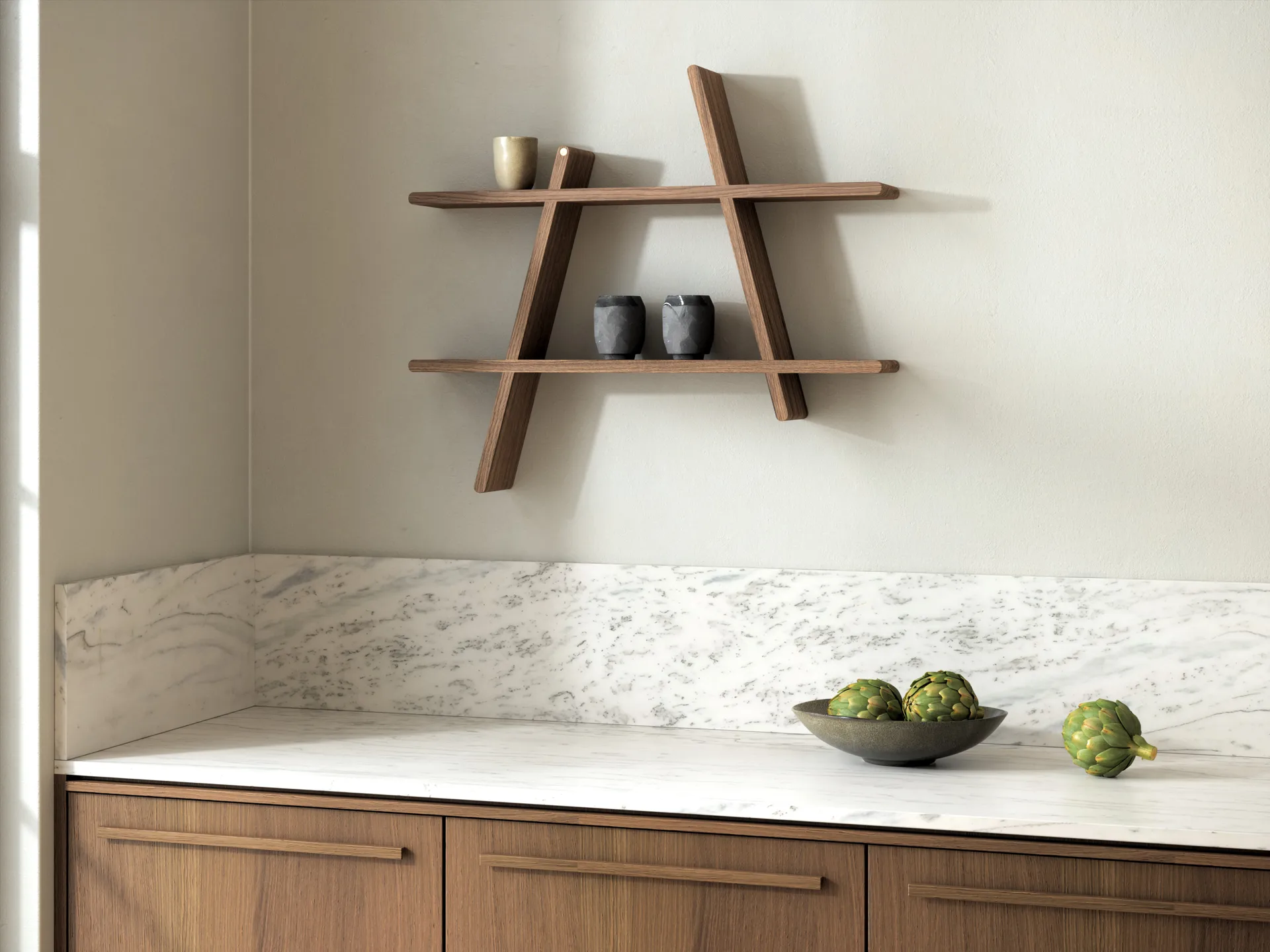 A-Shelf wandrek Large 78x12x67 cm, Ash Andersen Furniture