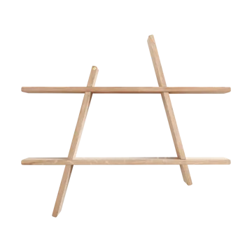 A-Shelf wandrek Large 78x12x67 cm - Oak - Andersen Furniture